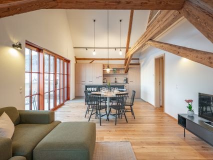 Ferienwohnung Gipfelstürmer tobel1853 - großzügig für Familien mit eigenem Balkon